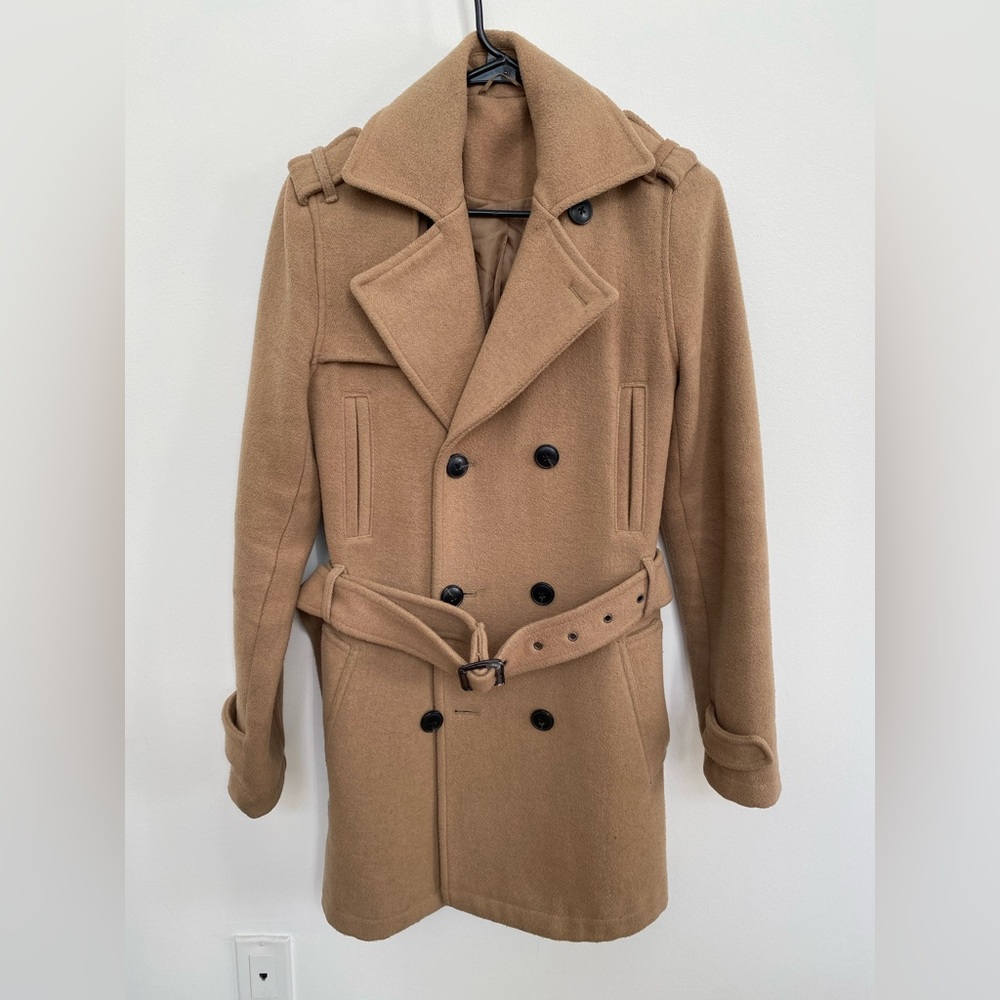 Men’s XS Wool Blend Overcoat